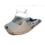 Тент носовой с окном и дугой для троллинга для лодки ПВХ длиной от 365 до 400см . 